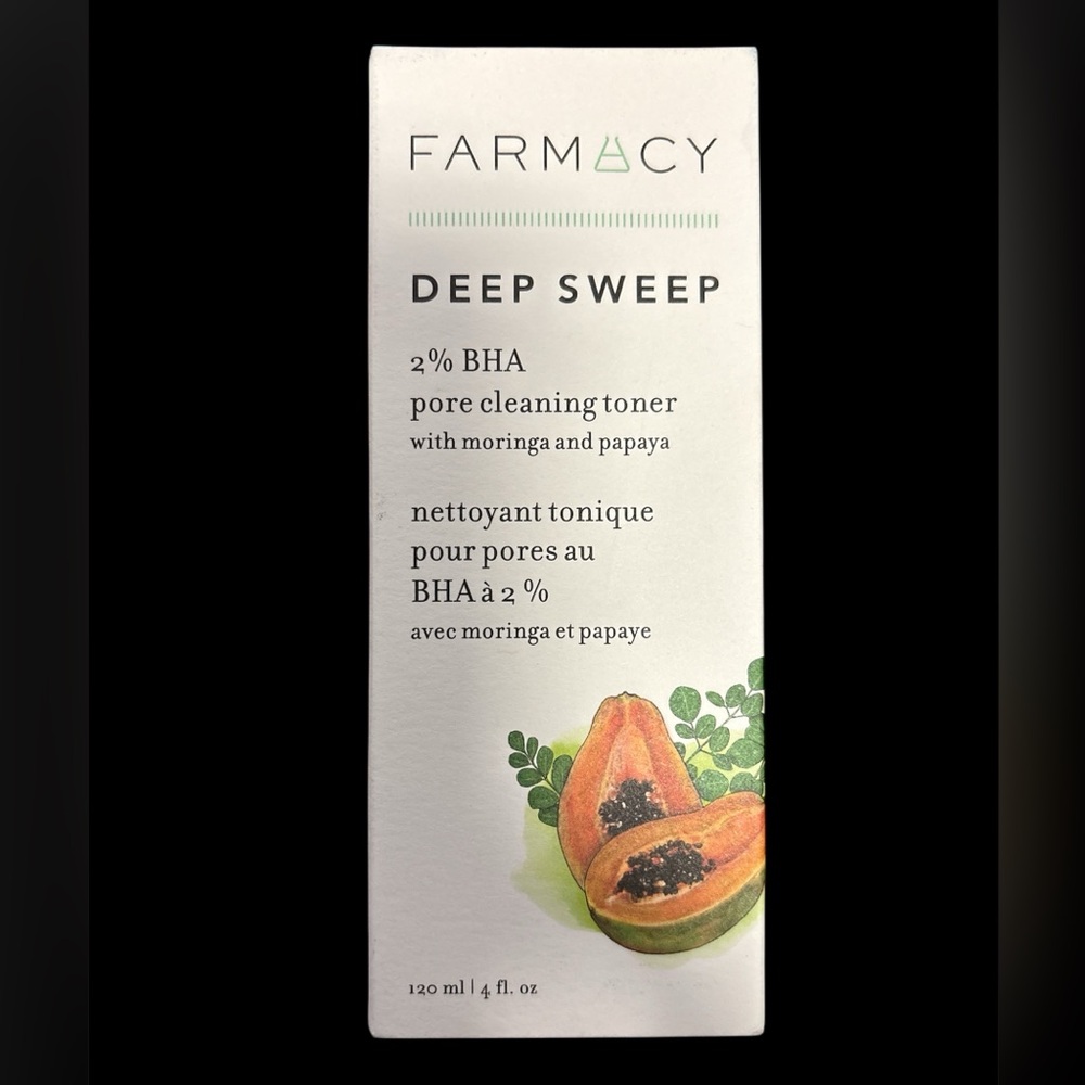 Farmacy Deep Sweep Toner with Green and Orange Accents
